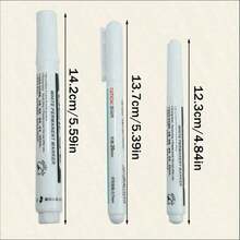 1 Set White Paint Marker Pen, Waterproof And Oil-Resistant Permanent Marker Tool For Wood, Plastic, Leather, Deep Hole Marking On Metal, Suitable For Bathroom, Glass, Hardware, Tires, DIY Crafts, Foam Wall, Metal, Christmas Gift, Back To School - Sets - View 4