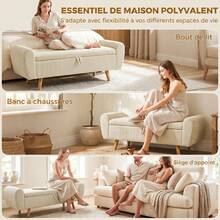 Bancs de rangement - Beige - Voir 6