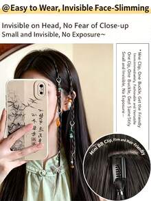 2pcs 20 Inch Forest Dreadlocks, Synthetic Hair Braids, Vintage Box Braids, Long Boxing Braids Hair Accessories - Multicolor - View 5