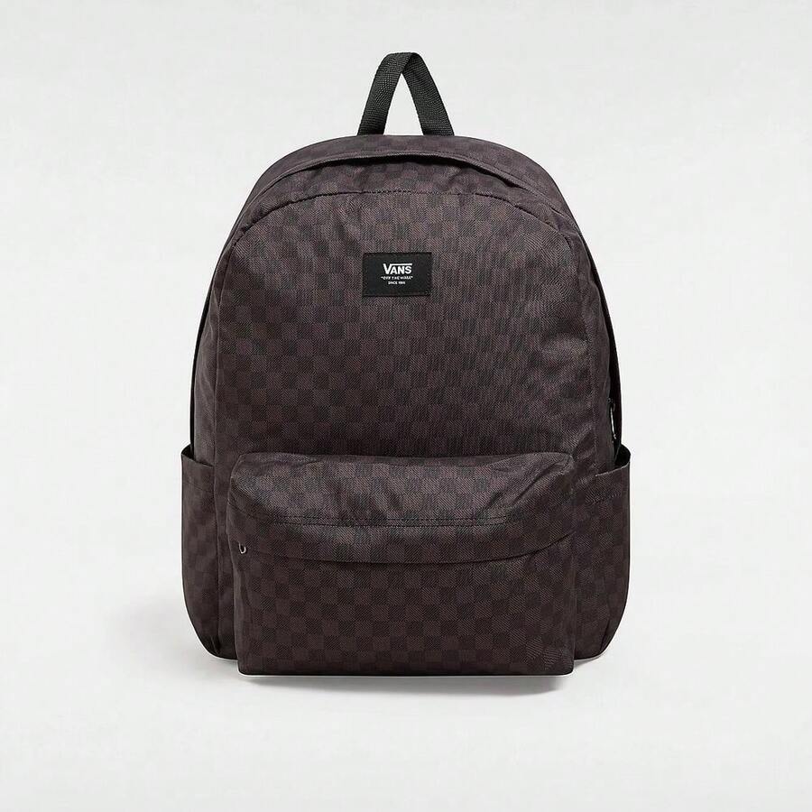 Mochila Cuadros Negra Vans Old Skool Check - Negro - Ver 1
