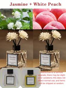 1pc/2pcs 50ml Home Fragrance Oil Set, Osmanthus, Jasmine, White Peach, White Tea, Gardenia Scents, Long-Lasting And Fresh, Suitable For Bathroom, Living Room, Bedroom (Random Quantity Of Fragrance Sticks/Decorative Flowers) - 多款香型 - 查看 29