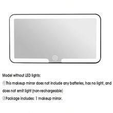 1個超薄LED車用化妝鏡 - 觸控螢幕高畫質遮陽板鏡 USB充電可調節，女性完美選擇 (易於夾住)，適合送給朋友、畢業、開學、聖誕節、情人節、母親節、父親節、萬聖節、感恩節的絕佳禮物，也適合作為個性化禮物 - A - 查看 14