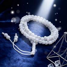 2D Flat, 99-Star And Moon Bead Rosary For Prayer, Arabic Bracelet Rosary,Middle Eastern Rosary,Holiday Gift - Stars and Moon - View 5