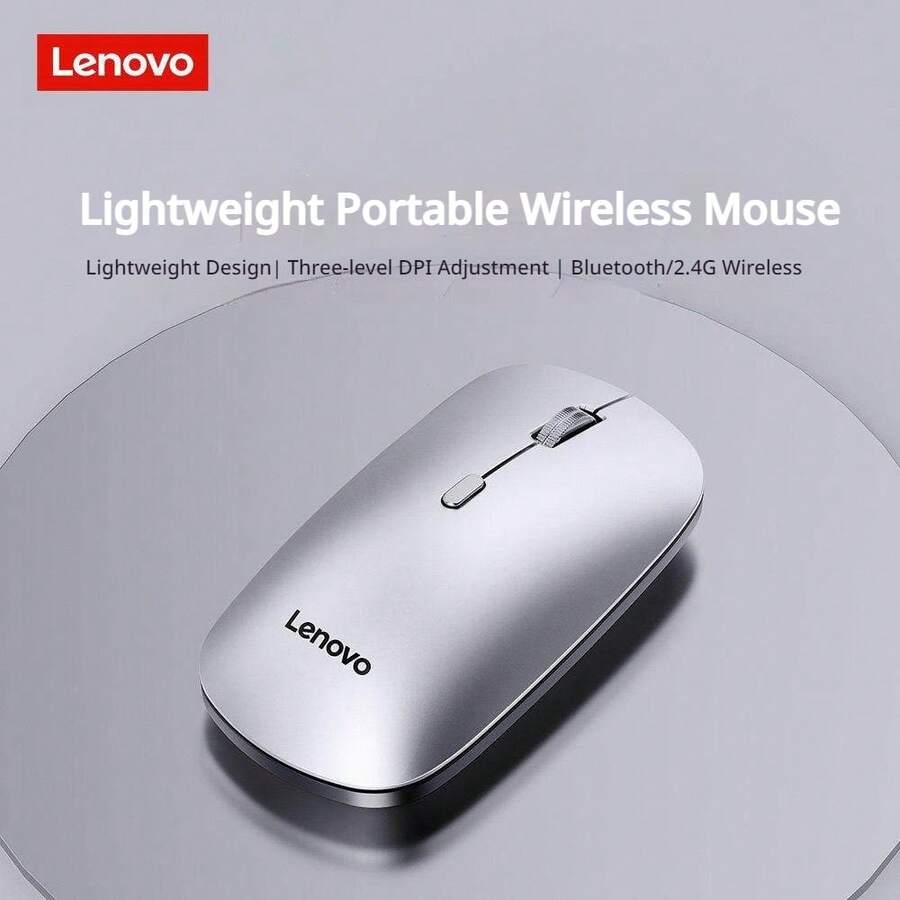 Lenovo M31 Wireless Mouse Lightweight Computer Mouse For Office And Gaming With Battery Silent Buttons Compatible With PC And Laptop - View 1