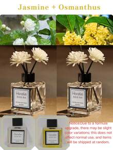 1pc/2pcs 50ml Home Fragrance Oil Set, Osmanthus, Jasmine, White Peach, White Tea, Gardenia Scents, Long-Lasting And Fresh, Suitable For Bathroom, Living Room, Bedroom (Random Quantity Of Fragrance Sticks/Decorative Flowers) - 多款香型 - 查看 21