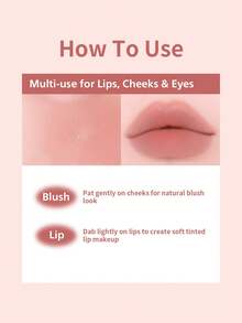 CLIO Essential Lipcheek Tap #03 Rose Mist 1盒 4.5g，水潤保濕多功能潤唇頰彩膏，冷調柔和玫瑰色，適合氛圍感妝容，頰部與唇部雙用，便攜日常彩妝 - 03 玫瑰薄霧 - 查看 5