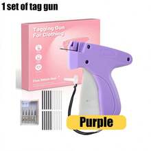 Fine Sewing Gun, Mini Sewing Gun, Quick Clothing Repair Tool, Micro Label Gun, With 6 Fine Needles And 1000 Fasteners, Quick Adhesive Sewing Gun, Hemming Tool, This Item Has AB 2 Set Options - A: 1 Set Label Gun, B: Separate Glue Needles 20pcs (2000 Shots) - Black - View 10