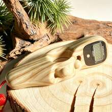 Wood Grain 3-Ball Handheld Electronic Counter With LCD Display, One-Key Reset, Prayer Beads Counter, Ramadan Tasbih Recitation Counting Tool, Ramadan Gift, 3-Ball Press Accurate Counting, Buddhist Chanting Ramadan Prayer Portable Counting Pendant - Multicolor - View 5