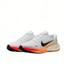 Nike Journey Run Running Shoes - Lightweight, Casual, Simple, Suitable For Training, Long-Distance And Sprinting, Round Toe Support, Men's Size - White, Orange, Black - View 7