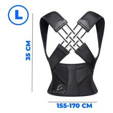 Universal Posture Corrector For Back, Men, And Women - 黑色 - 查看 2