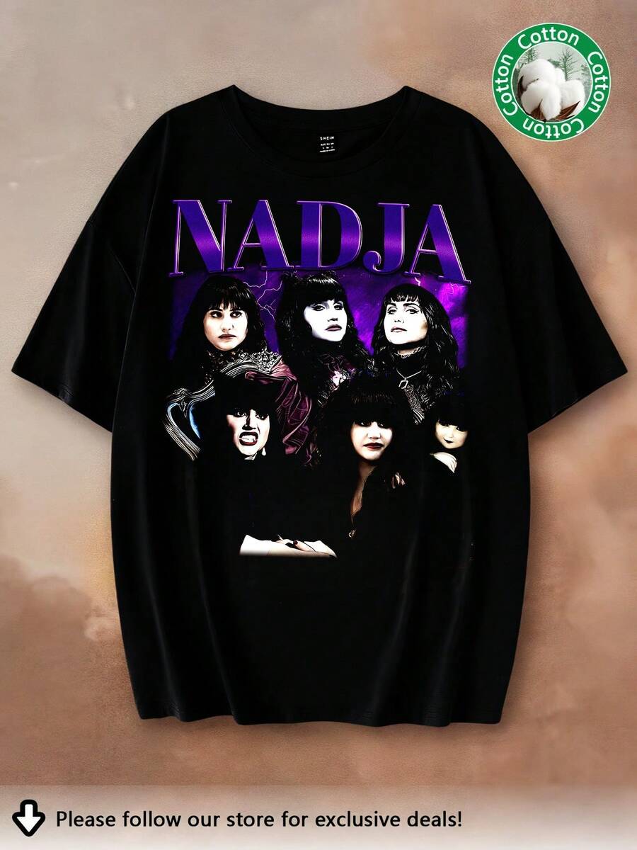 Nadja & What We Do In The Shadows T-Shirt - 黑色 - 查看 1