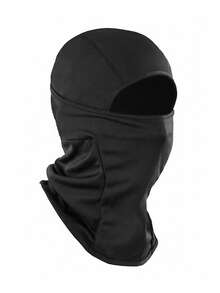 1/2/3/4/5pcs Pure Black Breathable Mesh Balaclava, Windproof Dustproof Full Face Helmet Liner Mask, Motorcycle Riding Neck Warmer Headwear, Suitable For Cycling And Outdoor Use - Multicolor - View 16