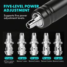 1 Set Blue Multi-Function Mini Nail Gun Kit - 5-Speed Adjustable, Manual Operation, Suitable For Woodworking And Decoration - Includes Pneumatic Concrete Nail Gun For Brick And Cement Walls (Nails Not Included) - A - View 11