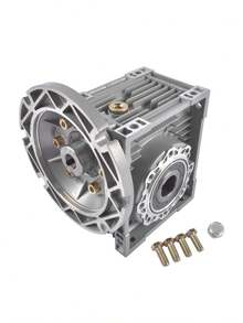 New MRV063 Worm Gear Ratio 30: 1 56C Mounting Flange Speed Reducer Gray Cast Aluminum - as Pic - View 2