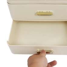 YUNRUX Makeup Storage Organizer, Cosmetic Organizer, Makeup Storage Organizer With Drawers - C - 查看 3