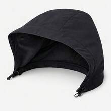 Men's Waterproof Windbreaker With Removable Hood, Sports Jacket For Gym Or Running - 紅色 - 查看 6
