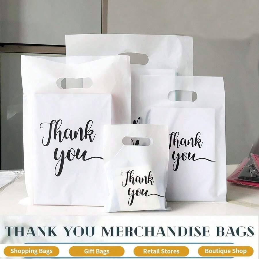 Bolsas de embalaje de regalo de agradecimiento, bolsas de regalo de dulces para bodas, bolsas de regalo para fiestas de cumpleaños, bolsas de compras de ropa de mano, bolsas de compras minoristas, bolsas reutilizables, bolsas de embalaje de joyas & cosméticos, adecuadas para bodas, cumpleaños, fiestas, embalaje de ropa, boutiques, minoristas, bolsas de regalo, pequeñas empresas, bolsas de compras, días festivos, bolsas de embalaje de regalos de Navidad