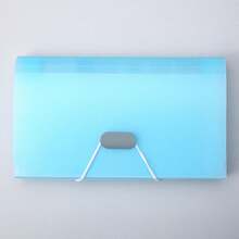 1pc Candy Color A6 Mini 13-Slot Accordion Folder Multi-Layer Document Organizer File Holder - A - View 11