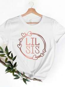 Lil Bit Country Lil Bit Rock N Roll Pattern T Shirt,Retro Style,Rustic Style,Western Wind,Cowboy Style - 白色 14 - 查看 1