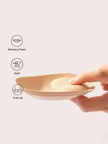 Lignisse Invisible Lift-Up Pads Double-Sided Adhesive Bra Inserts Super Lift & Push-Up Chest Pads,Sticky Bra Pads With Padding, Suitable For Dresses, Bikinis - Multicolor - View 3