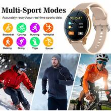 Smart Watch, Wireless Call/Dialing, Multi-Sport Modes, Call Reminder & Rejection, SMS Notification, Customizable Wallpaper, Compatible With IPhone/Android - Multicolor - View 6