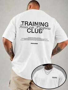 Men's Printed T-Shirt & Shorts Set - 100% Pure Cotton, Fun Prints, Street Casual Style - 魏斯 5 - 查看 1