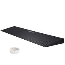 Rampa de Umbral Cortable Altura de 4 cm Rampa de Goma Antideslizante para Silla de Ruedas Ancho de 90cm Carga de 15 t Rampa de Acceso Antideslizante Banda Adhesiva Doble Cara para Entrada Puerta - A - Ver 8