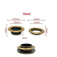 10/30/50 Set Metal Eyelet With Washer Grommet Ring Air Hole Rivet For Leather Bag Shoes Belt Cap Clothes - A - View 46