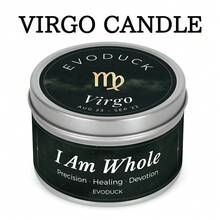 EVODUCK Virgo Zodiac Scented Candle 3oz, White Tea & Sage Fragrance Tin Candle, Astrology Birthday Gift, Suitable For Bedroom, Bathroom, Desk, Fashion Home Fragrance, Portable Travel Candle, Zodiac Decor Gift, Suitable For Women And Men, Cute Zodiac Series - Multi Scents - View 22