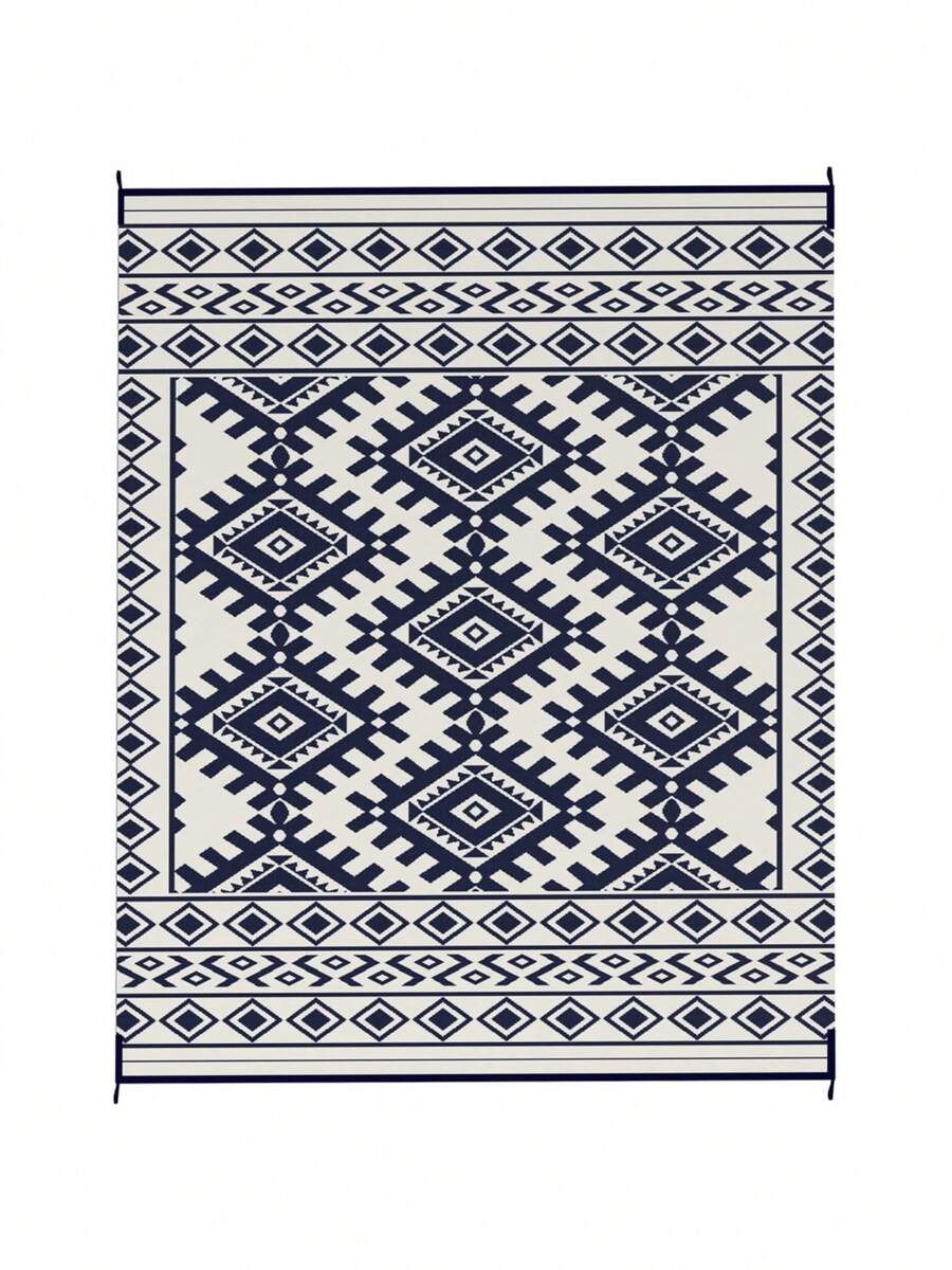 Reversible Outdoor Rug Shipping (Prohibited By -) - as Pic - View 1