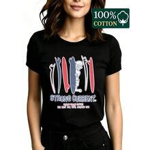 Women T-Shirts - 黑色 - 查看 1