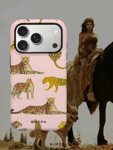 GIIPPA 1 Stück Handyhülle mit rosa Basis und Leopardenmuster-Design, kompatibel mit Handy 17 Pro Max, Handy 16 Pro Max, 15 Pro Max, 14 Pro Max, koreanischer High-End-Mode, lustige Handyhülle, kompatibel mit 11/12/13/14/15/16 Pro Max Plus, elegantes Design geeignet für Männer und Frauen, perfektes Geschenk für die Freundin zu Weihnachten, Valentinstag, Ostern, Hochzeitssaison und Geburtstag! - Verschiedenfarbig - Übersicht 6