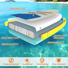 [Free Shipping] 11 Feet Premium SUP Inflatable Stand Up Paddle Board With Accessories For Youth Adults-L-XY387108 - FXCB4SQUW5FLQ0 - View 6