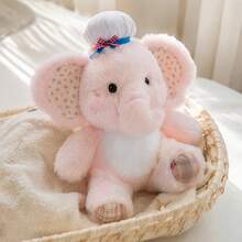 11.02in Pink Elephant Plush Toy- Soft And Fluffy.Pop Baby Dolls Plush Teddy Bear Anime Figure Mahjong Angel Box Bunny Squishy Toy Squish Dumpling Squishy Halloween Room Decor Squishies Rilakkuma Toys For Girl Mahjong - Multicolor - View 5