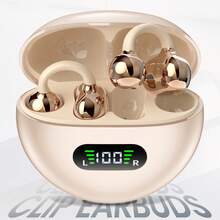 Wireless 5.4 Open-Ear Earbuds, Wireless Clip-On Earphones, LED Battery Display, Touch Control, Open-Ear Design Wireless Headphones, Suitable For Sports And Running - one-size - View 13