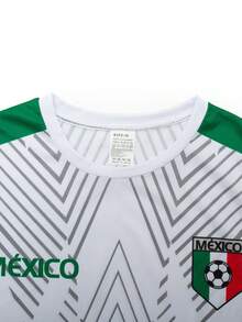 Mexico Football Jersey Men's Football Training Shirt Quick-Dry Breathable Sports T-Shirt Short Sleeve Team Uniform Summer - Multicolor - View 4