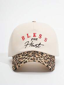 1pc Outdoor Embroidered BLESS Colorblock Baseball Cap, Adjustable Sun Protection Casual Hat, Suitable For Spring/Autumn Travel, Fashionable Versatile Sun Hat For Men, Y2K Style Youth Cap - Baseball Cap - View 19