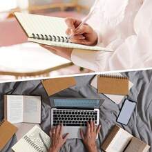 Vintage Spiral Notebook In Stock, Thick Minimalist Kraft Paper Notebook, Portable Mini Notebook Easy To Carry - Coil Type - View 3