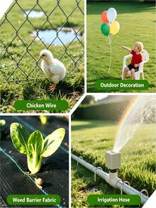50/30/10pcs U-Shaped Garden Nails, Heavy-Duty Fence Posts, Lawn Pegs, Galvanized Landscape Spikes, For Securing Lawn Edging And Ground - Multicolor - View 2