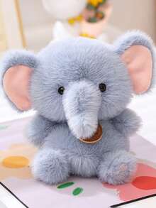 Brinquedos de Pelúcia Mini Kawaii de Animais da Floresta, Bonecos de Pelúcia Fofos de Urso, Ovelha, Pinguim, Lontra, Tigre, Elefante e Coelho, Boneca de Pelúcia Pequena Macia e Fofa, Enchimentos para Sacolas de Presente de Festa de Aniversário, Decoração de Mesa Doméstica, Presente para Crianças e Meninas - Multicolorido - Visão 5