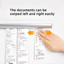 Aluminum Sliding Ticket Holder, Restaurant Order Clip, Kitchen Order Clip, Wall-Mounted Takeout Receipt Organizer, Suitable For Takeout, Server Bill Clip, Restaurant, Kitchen And Food Truck Bill Clip - A - View 4