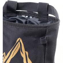 Chalk Bag Rock Climbing - Chalk Pouch With Zippered Pocket, Brush Holder, Fleece Lining Drawstring Closure - Limited Edition Black Bag - Multicolor - View 2
