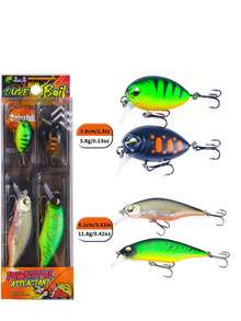 HENGJIA Fishing Bait Set Wobbler For Bass Pike Sea Fishing Lures Kit Long Casting Minnow Crankbait VIB SOFT LURE Carp Tackle Accessories - Multicolor - View 10