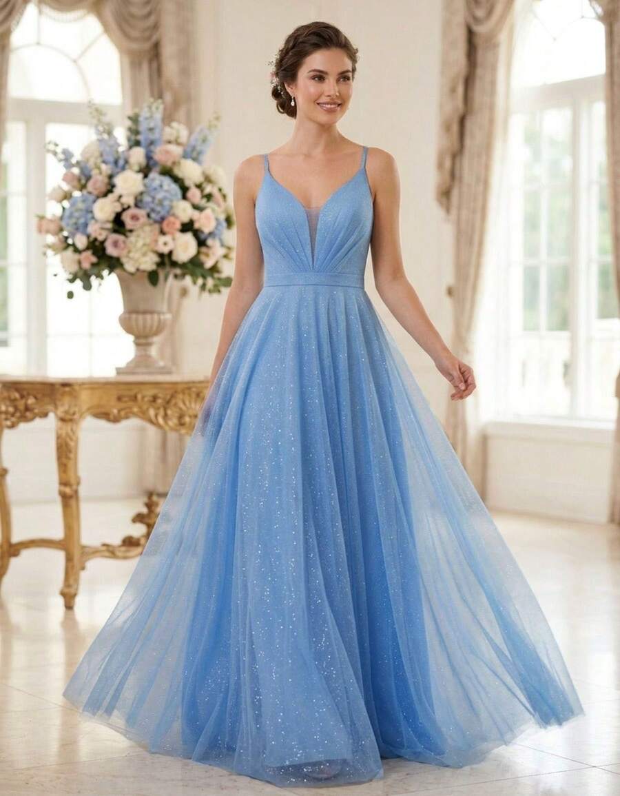 Grife Velasco Women Prom & Evening Dresses - Baby Blue - View 1
