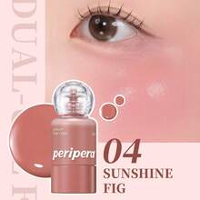 PERIPERA Syrupy Tok Cheek #04 Sunshine Fig 1瓶 9g，暖蜂蜜無花果水光多功能液體腮紅，不卡粉，適合暖色調肌膚，日常成熟柔美妝容 - 004 陽光包裹無花果 - 查看 6