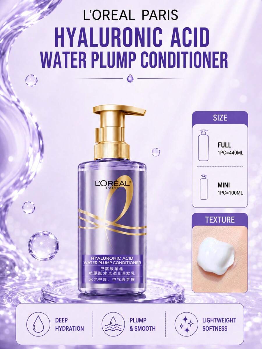 L’Oreal Paris L'Oréal Paris 護髮乳 440/100ml，針對受損髮質的密集修復與深層滋養，深層補水，適合乾枯受損髮質
