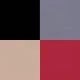 Black/Wine/Khaki/Gray
