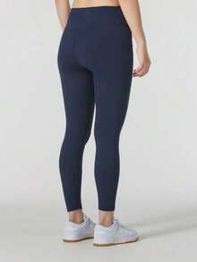 Nike Quick-Drying Comfortable Breathable High-Waisted Cropped Leggings For Women, Navy Blue - Navy Blue - View 3