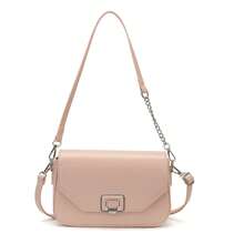 Sac carré petit nouveau de mode été 2026, sac bandoulière croisé décontracté et personnalité, design de niche, sac à main élégant pour femmes - Rose bonbon - Voir 2