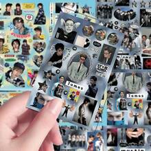 8Sheets Idol Stickers - K-Star Themed Decals For Helmet Bicycle Hand Account Pencil Case Decals - 8Sheets - View 3